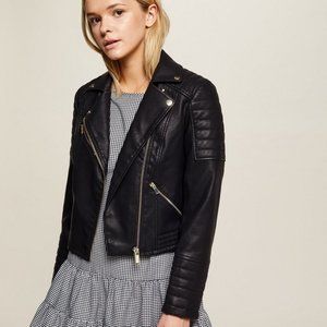 Miss Selfridge Faux Leather Biker Jacket